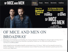 Tablet Screenshot of ofmiceandmenonbroadway.com